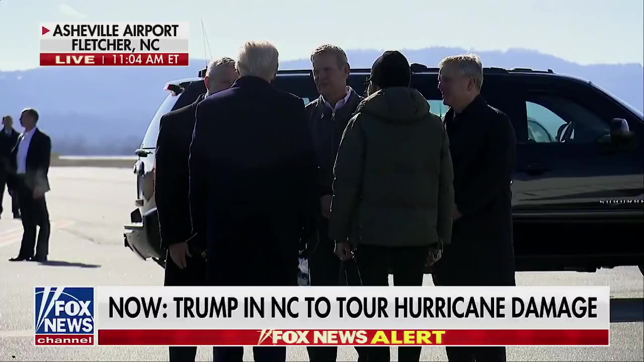 President Donald Trump and First Lady Melania Trump have arrived in Asheville, North Carolina