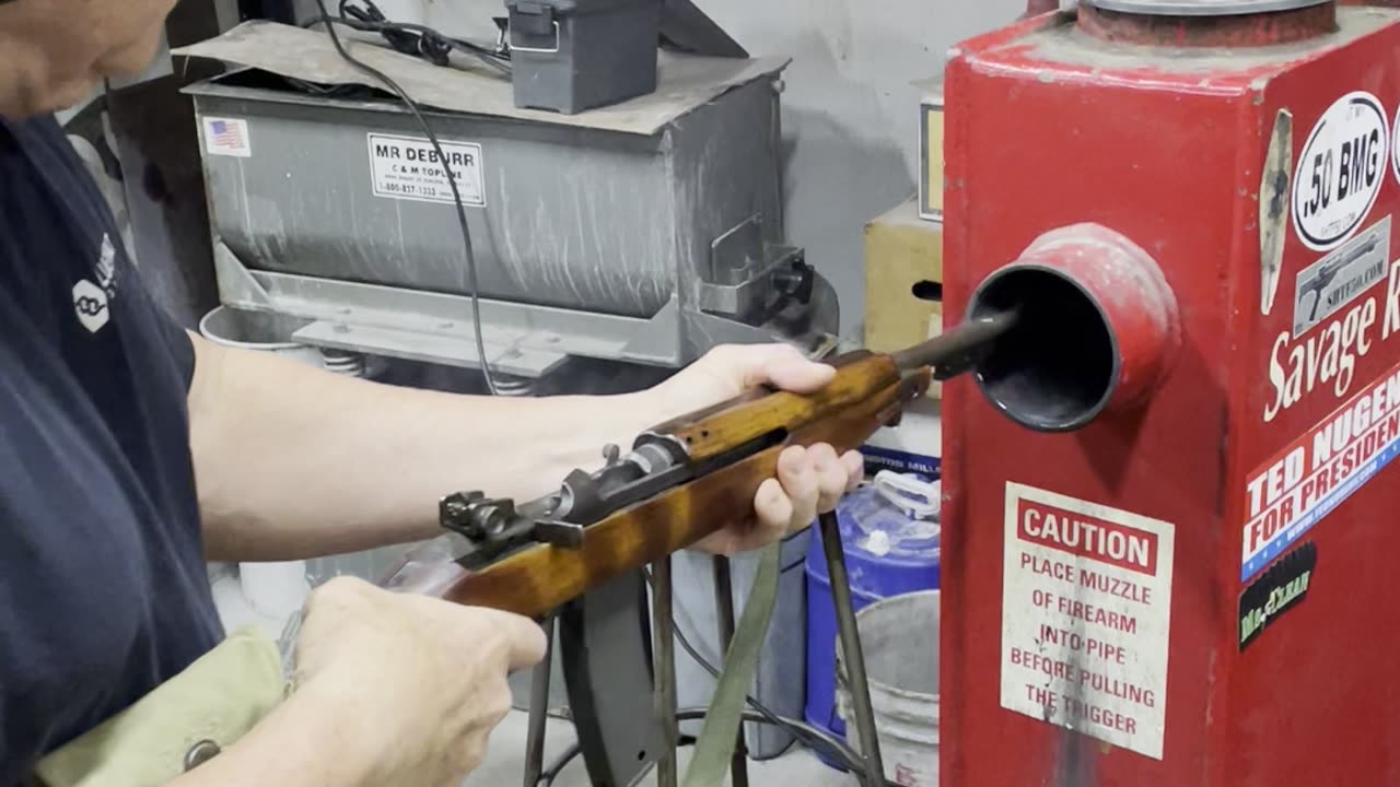 M2 Carbine in the Bullet Trap