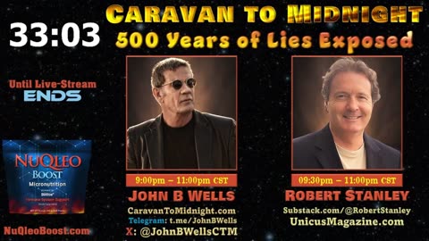 500 Years of Lies Exposed - John B Wells LIVE