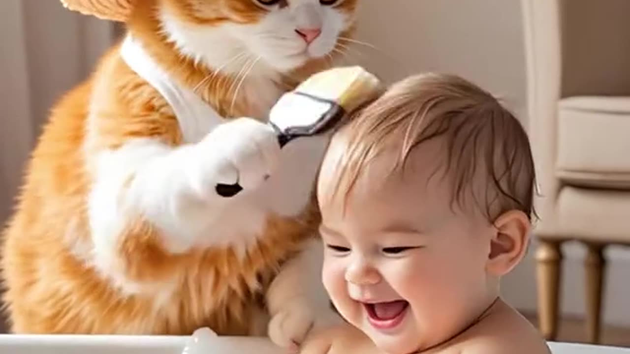 Catlovers catcooking aivideo aigenrator ,aiart ,catlover fyp funnycat funnyvideo viralvideo