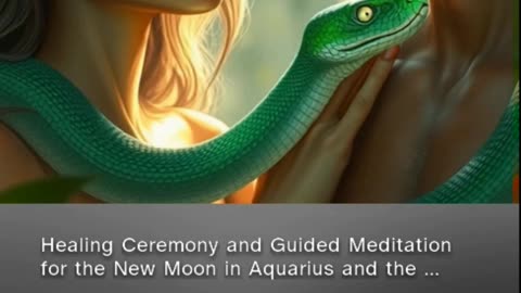 Healing Ceremony & Guided Meditation for New Moon & Chinese Lunar New Year of the Wood Snake (clip)