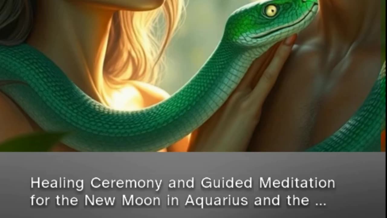 Healing Ceremony & Guided Meditation for New Moon & Chinese Lunar New Year of the Wood Snake (clip)