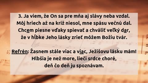 Chcem spievať o tej láske