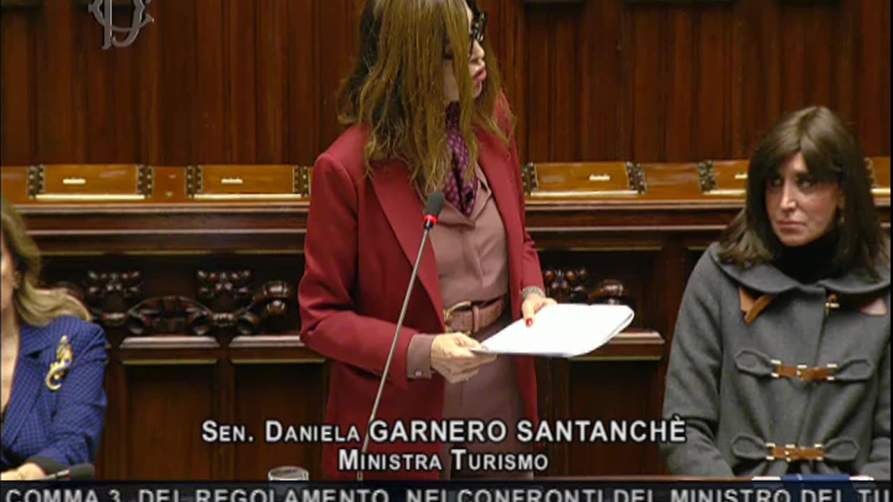 Santanchè - Intervento dalla Camera dei Deputati (25.02.25)