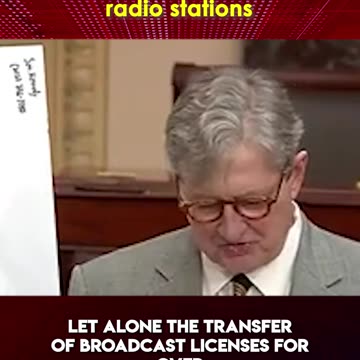Senator Kennedy is sickened by Soros controlling 200+ Audacy radio stations