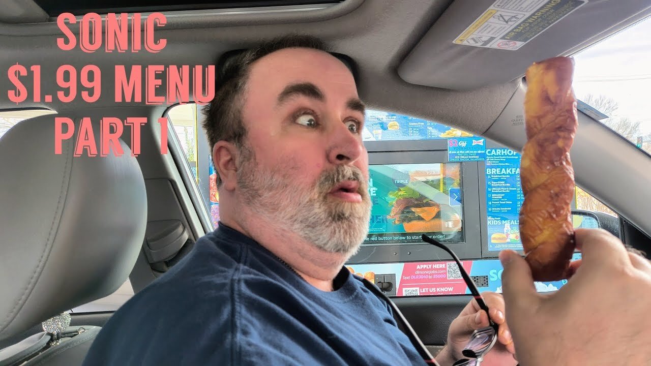 Sonic $1.99 menu