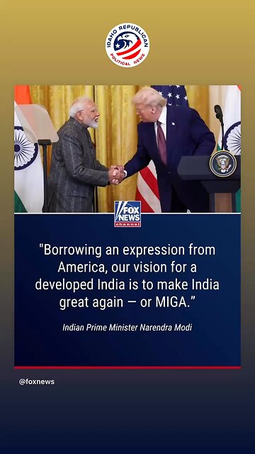 PM of India talks Peace with Trump
