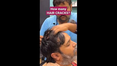 #youtubeshorts How many #haircrack you can count #asmr #shorts