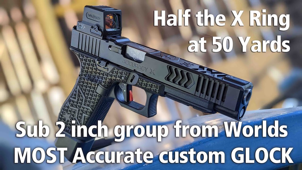 Worlds MOST Accurate Custom GLOCK tested at 50 yards