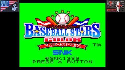 ベースボール・スター・カラー (NEOGEO Pocket Color - Attract Mode) [JP Version of "Baseball Stars Color"]