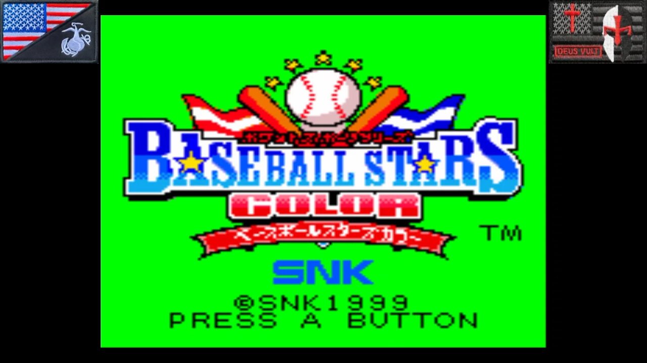 ベースボール・スター・カラー (NEOGEO Pocket Color - Attract Mode) [JP Version of "Baseball Stars Color"]