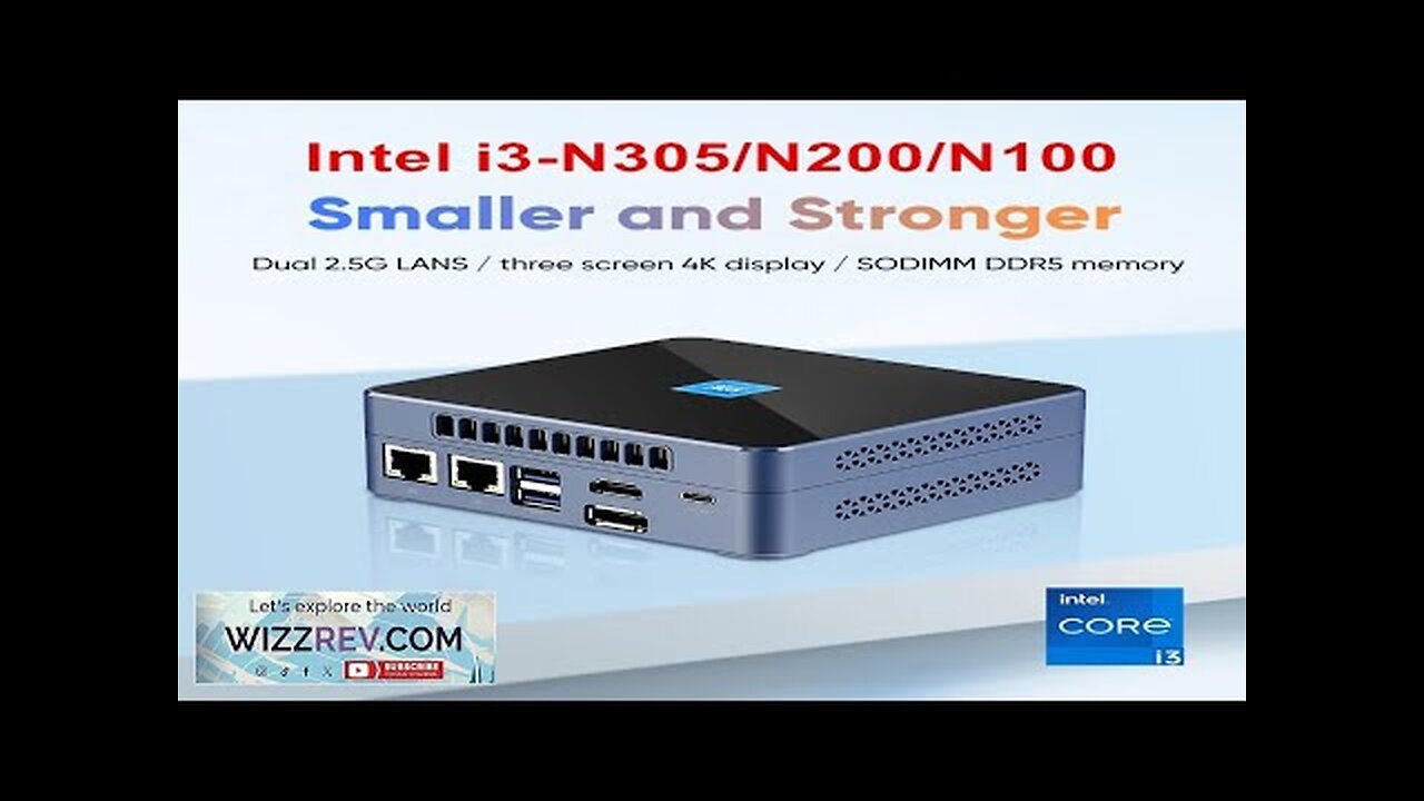 Topton M9S Mini PC 12th Gen Intel i3 N305 N200 N100 DDR5 Review