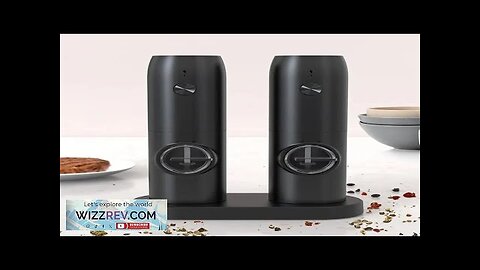 Rechargeable USB Electric Automatic Salt and Pepper Grinder Set Gravity Spice Mill Review