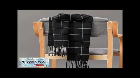 2023 New Winter Men Scarf Keep Warm Cashmere Scarves Casual Brand Designer Review