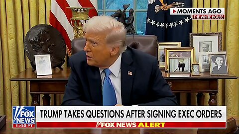 PRESIDENT TRUMP: "I can't imagine a judge saying you got elected to look over the country and make