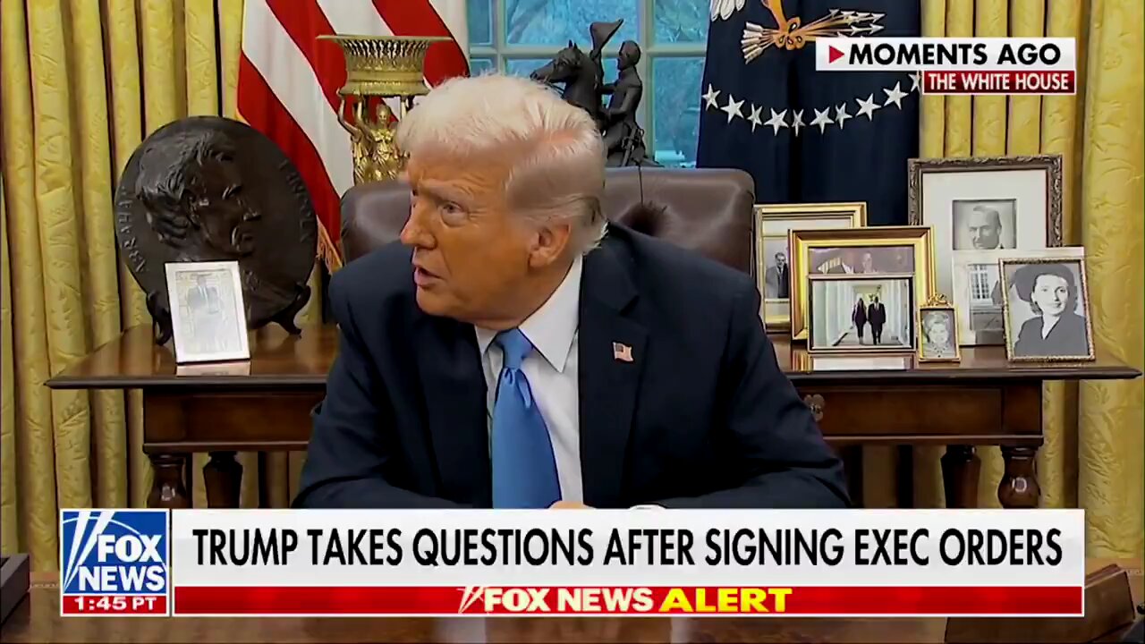 PRESIDENT TRUMP: "I can't imagine a judge saying you got elected to look over the country and make