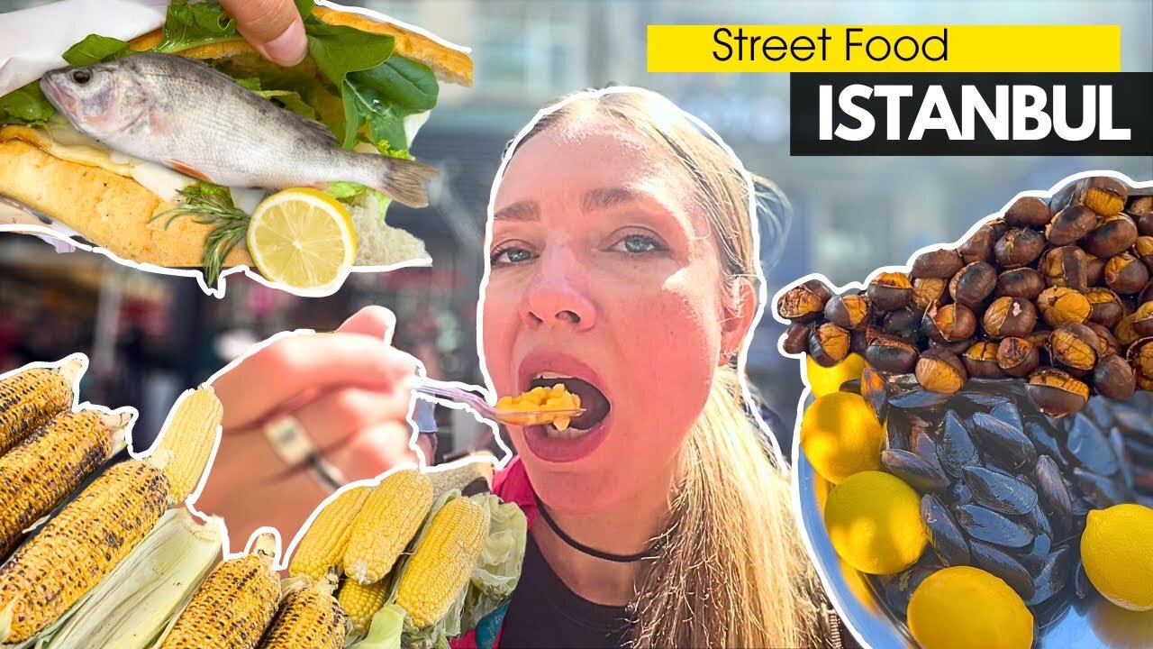 I tried Street Food in Istanbul🇹🇷🐟