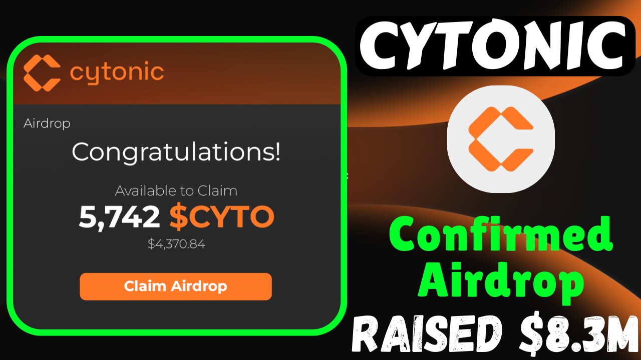 Cytonic Confirmed Airdrop with $8.3 Million Funding | Mainnet & Airdrop in May 2025 - Perfect Player