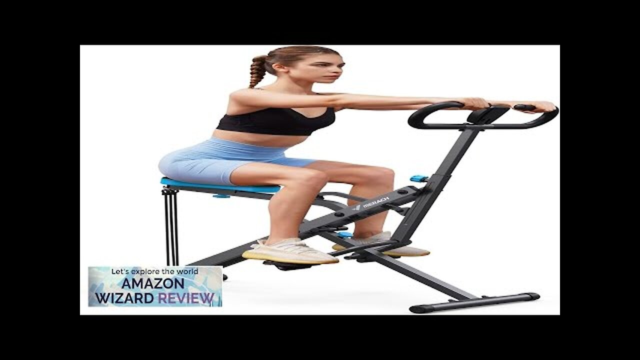 Squat Machine MERACH R07 2 in 1 Squat Rowing Machine Easy Setup Review