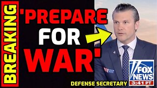 ALERT: "Prepare for WAR" - US Defense Secretary issues WARNING on Live TV!