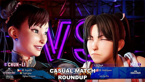 Kuya Kalbo SF6 Casual Match Roundup. Chun Li 4 star Diamond Rank [Hori Fight Stick]