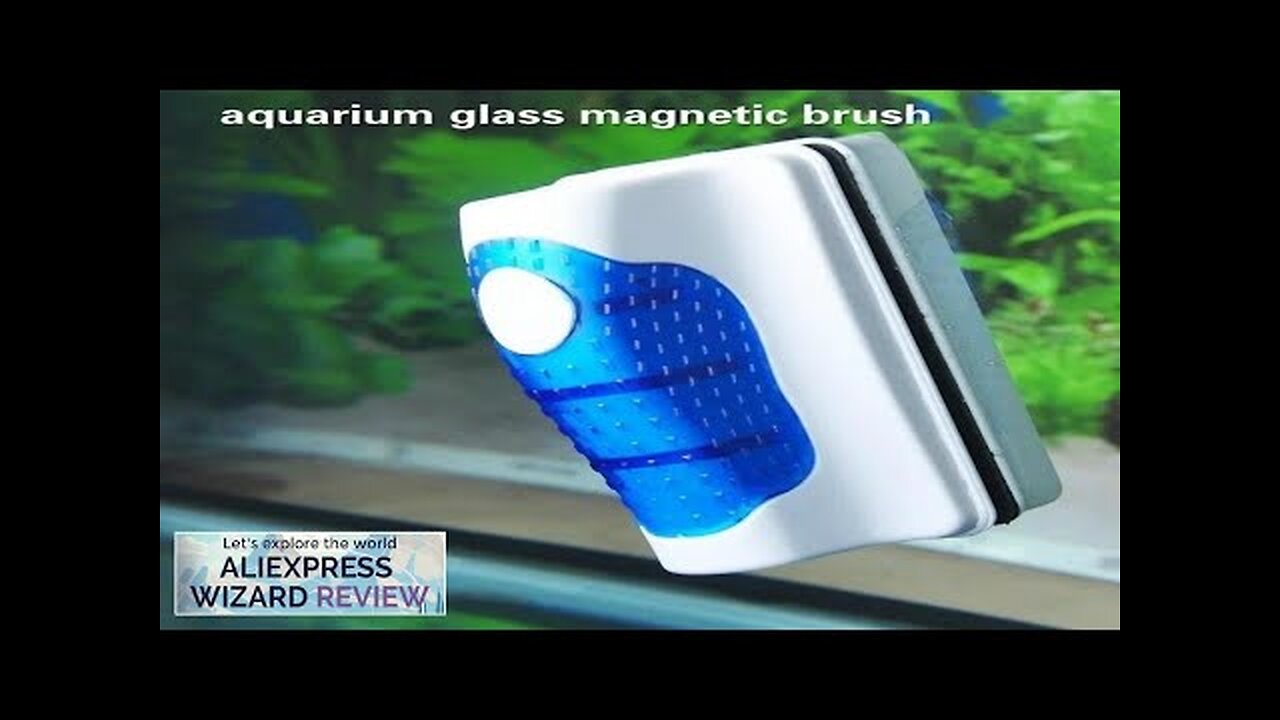 Fish Tank Glass Scraper Cleaner Floating Aquarium Cleaner Super Magnetic Clean Brush Review