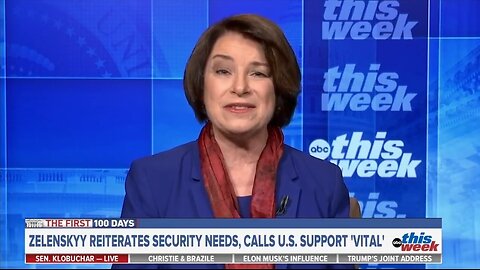 Sen Amy Klobuchar Defends Zelensky's Oval Office Outburst