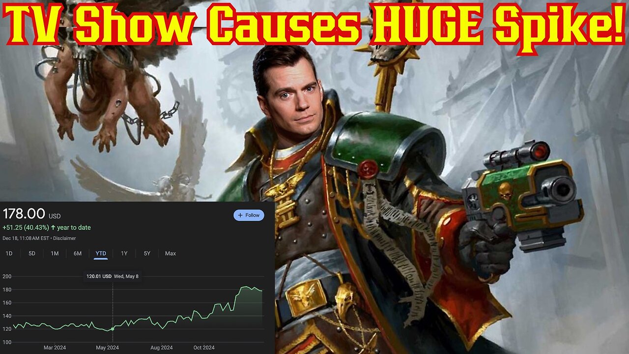 Warhammer 40k TV Series Announcement Cause HUGE Spike In Games Workshop Stock! Stores DITCH The Game