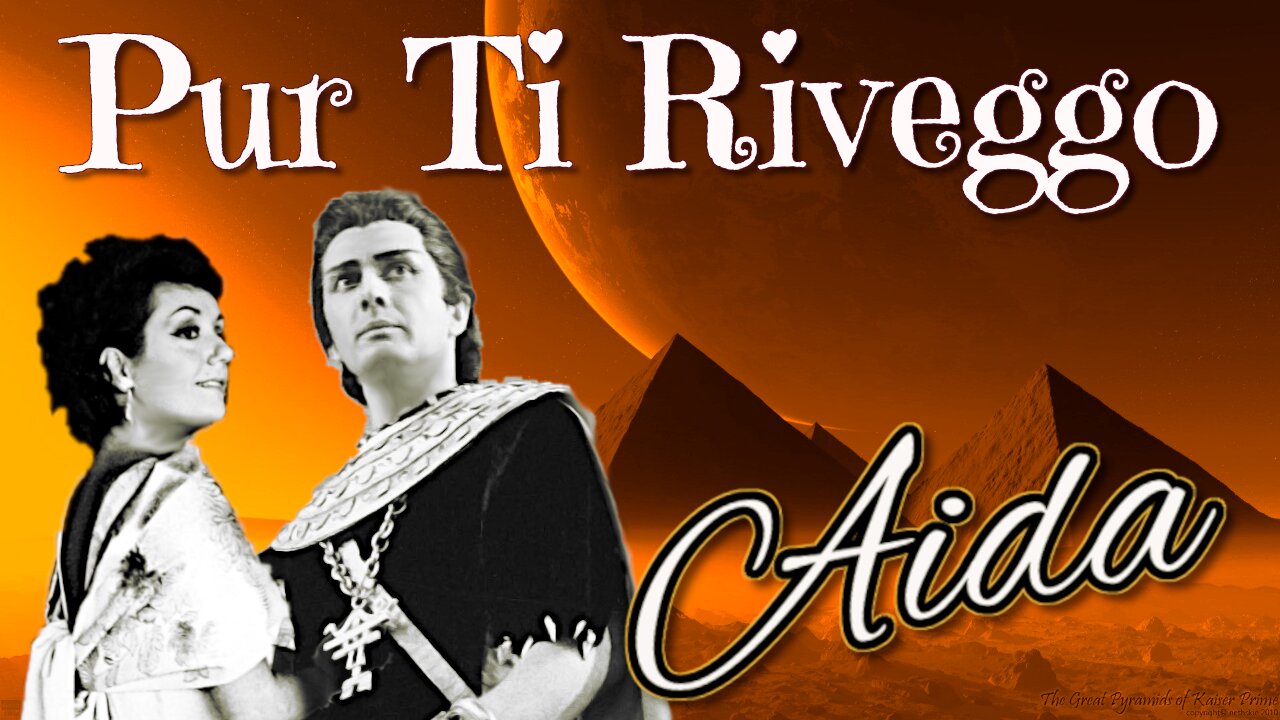 Pur Ti Riveggo (Aida) - Franco Corelli, Gabriella Tucci, Cornell MacNeil Live With English Subtitles