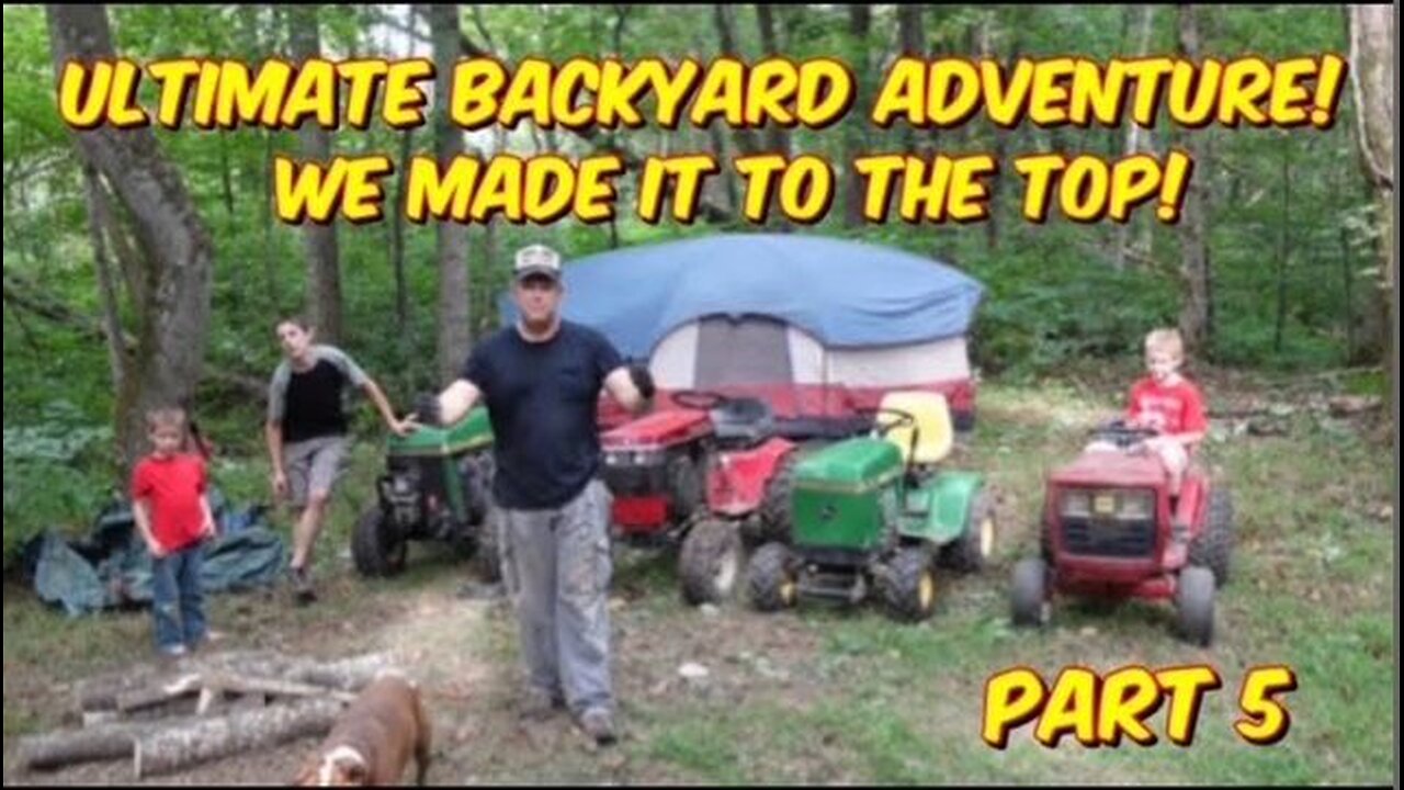 We Made it to the Top! Ultimate Backyard Adventure PART 5 Extreme Trail Blazing!