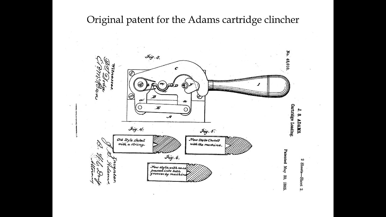 Loading and Crimping Federal Sharps Linen Cartridges Using the Crossen Former