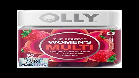 OLLY Women's Multivitamin Gummy Vitamins A D C E Biotin Folic Acid Review