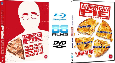 American Pie Presents - Band Camp, Naked Mile, Beta House, Book of Love [Blu-ray & DVD Edition]