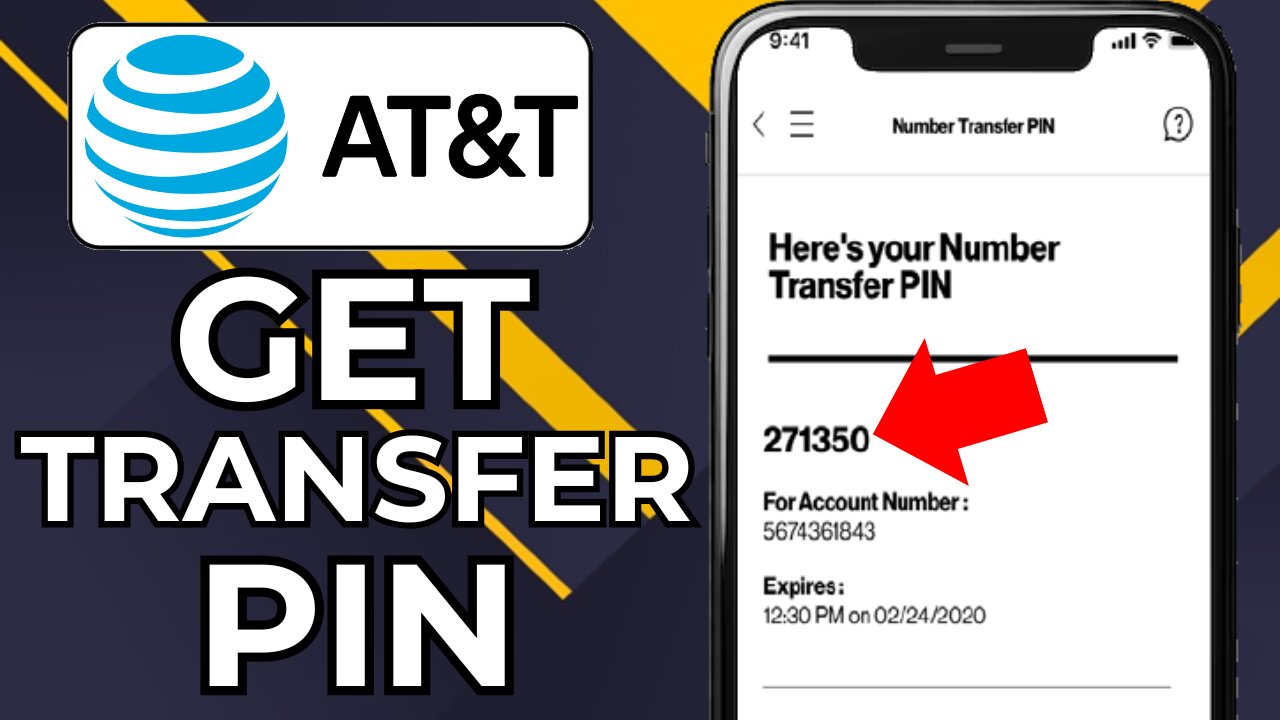 HOW TO GET TRANSFER PIN FROM AT&T