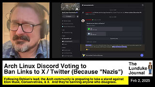 Arch Linux Discord Voting to Ban Links to X / Twitter (Because "Nazis")