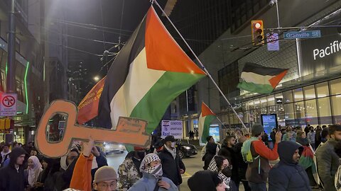 Pro Palestinian demonstrations Vancouver Canada