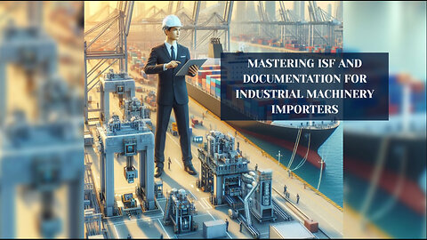 Expert Customs Brokerage Tips: Smooth Importing of Manufacturing Equipment