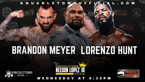 Lorenzo Hunt and Brandon Meyers interview on the Nelson Lopez Jr. Show