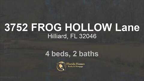 Spacious Home on 34+ Acres in Hilliard, FL | 3752 Frog Hollow Lane 🏡