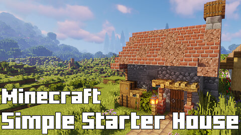 Minecraft Simple Starter House - Quick and Easy Build