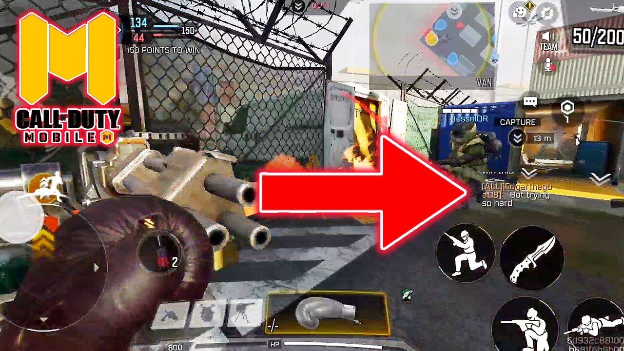 Bro got mad we walked him (and I wasn't even sweating) CODM