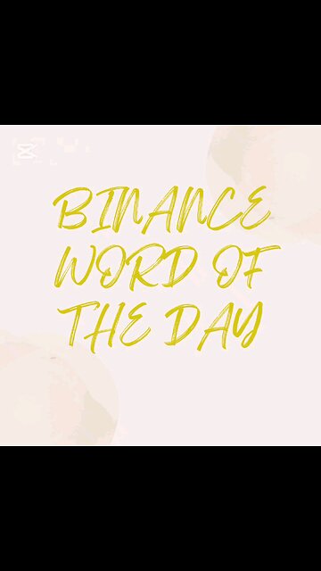 BINANCE WORD OF THE DAY. THEME: CRYPTO MISCONCEPTIONS. 06/01/2024