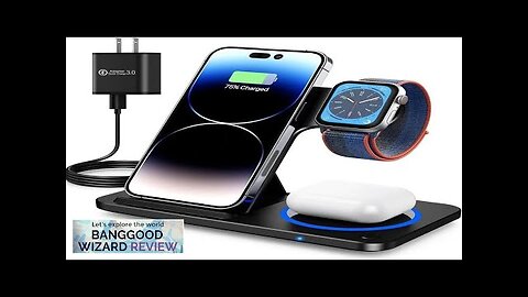 15W Foldable Wireless Charger Fast Wireless Charging Stand for Smart Phones Review