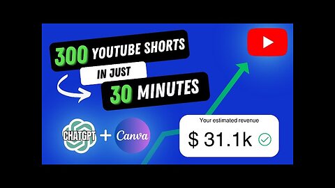 HOW I MADE 300 YOUTUBE SHORTS IN JUST 30 MINUTES FOR A FACELESS YOUTUBE CHANNEL