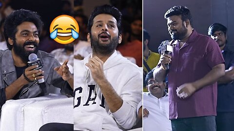 Director Venky Kudumula crazy Questions to Nithin and GV Prakash Kingston Pre-Release Event