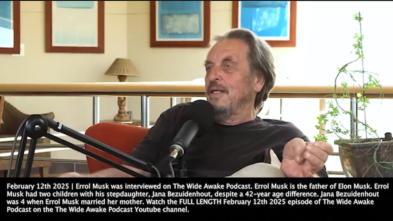 Errol Musk | Why Did Elon Musk's Father Interview Highlights Including: Elon's Childhood Was Filled With Riches, Having Two Children With His Stepdaughter Despite a 42 Year Old Age Gap, Defacto President Elon Musk, Etc...