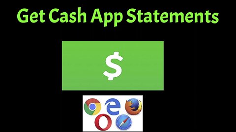 Cash App Website Statements