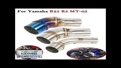 For Yamaha YZF R25 R3 MT-03 MT03 Motorcycle Exhaust 51mm Escape Systems Review