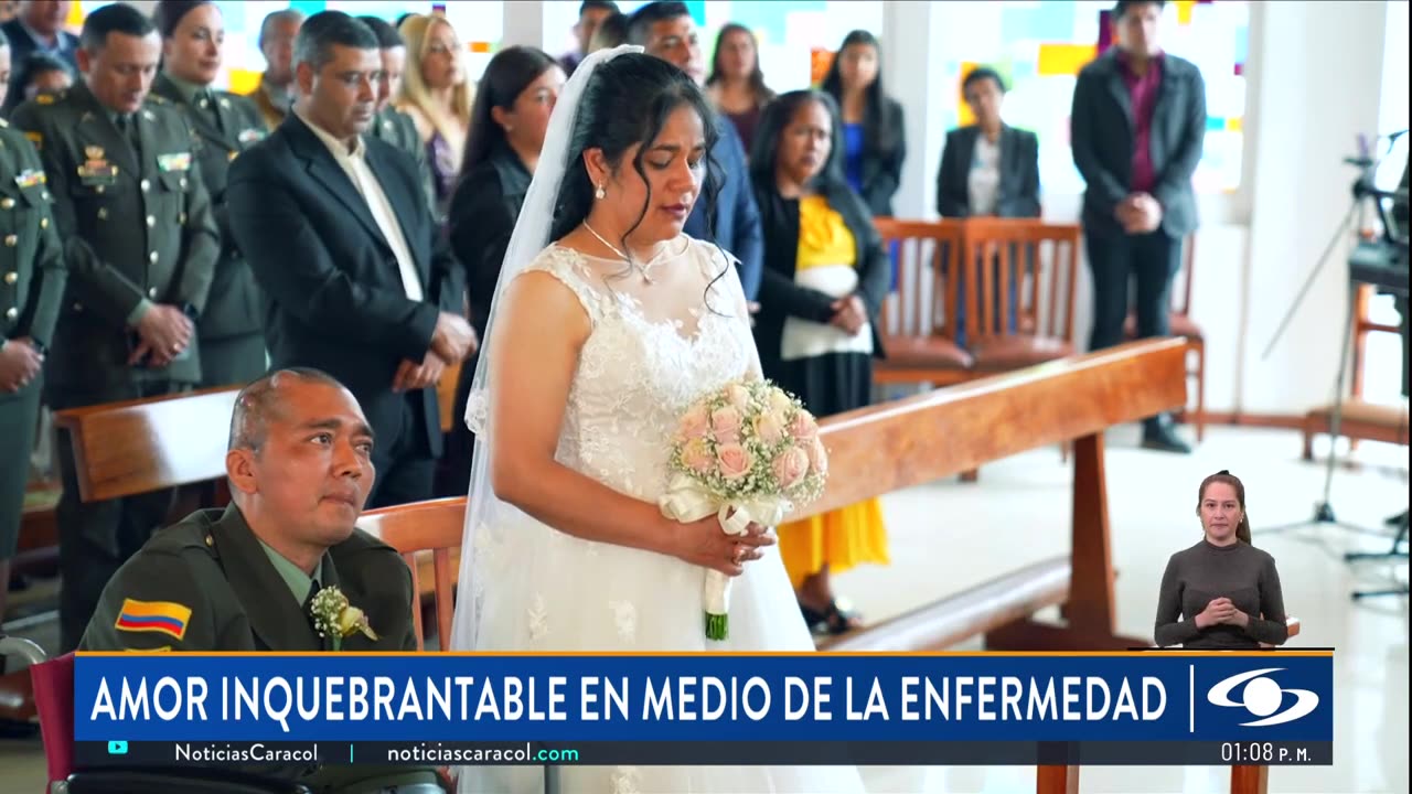 En la salud y en la enfermedad: policía con tumor en el cerebro cumplirá el sueño de casarse