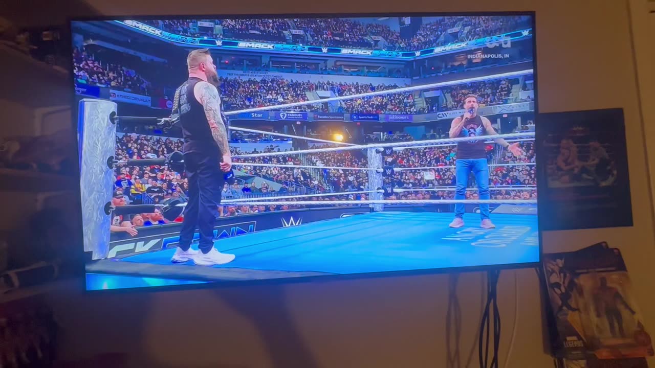 KEVIN OWENS TALKING SHIT CM PUNK ON SMACK DOWN